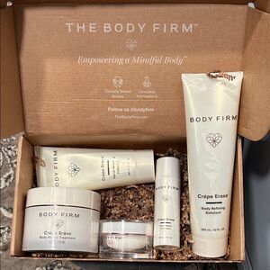 Body Firm Crème Erase Exfoliant Set - Cream (Sealed. Never opened)